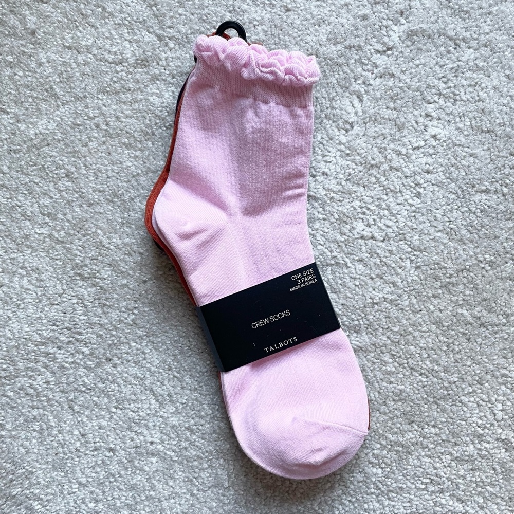 Talbots Crew Socks 3-pack - Picture 2 of 10